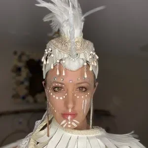 Accessories | Handmade White Feather Headdress Mohawk 
